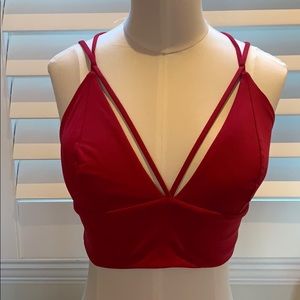 lululemon red sports bra 10
